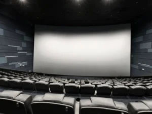 Interior de una sala de cine (imagen ilustrativa genérica, banco de imágenes Pexels)