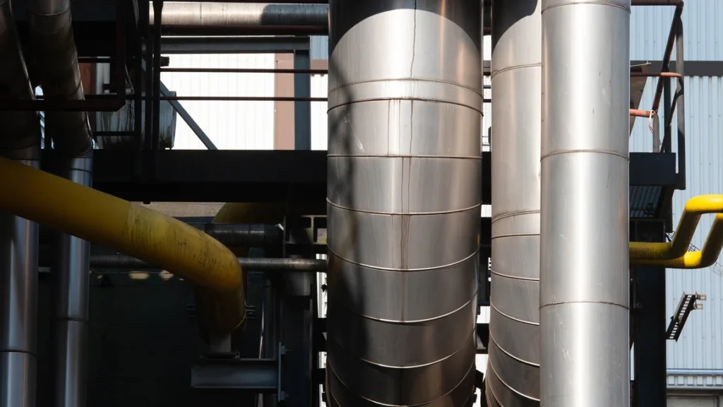 Tuberías industriales de acero (imagen ilustrativa genérica, banco de imágenes Pexels, foto: Peter Jochim)